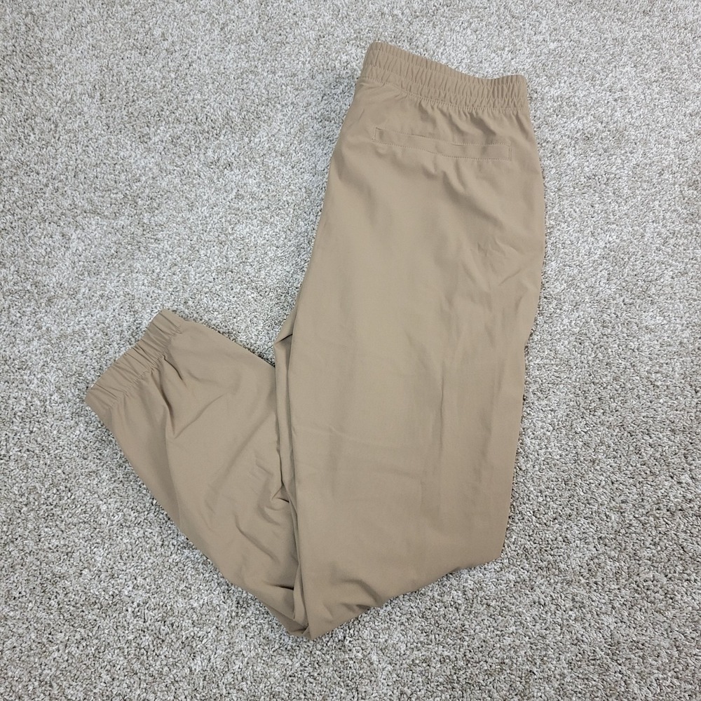 FLX Mens Medium Brown Chino Performance Stretch Jogger Pants